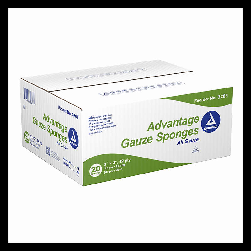 3263 Dynarex Advantage Surgical Sponges  