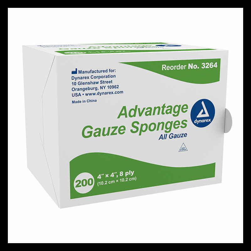 3264 Dynarex Advantage Surgical Sponges  