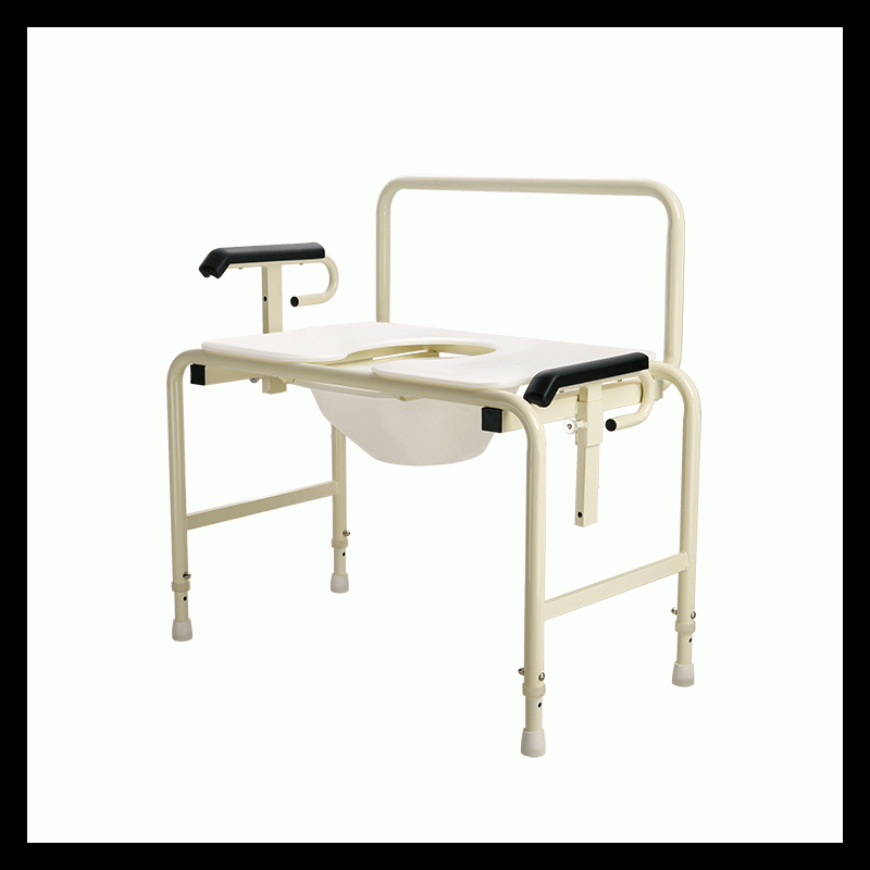 10378 Dynarex Bariatric HD Drop Arm Commode  