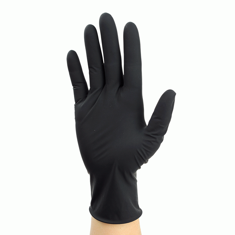2324 Dynarex Black Arrow Latex Exam Gloves  