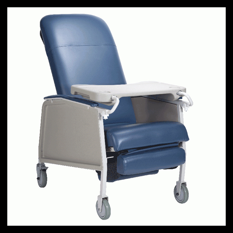 10520 Dynarex Blueridge Geri Chair 3-Position Recliner 