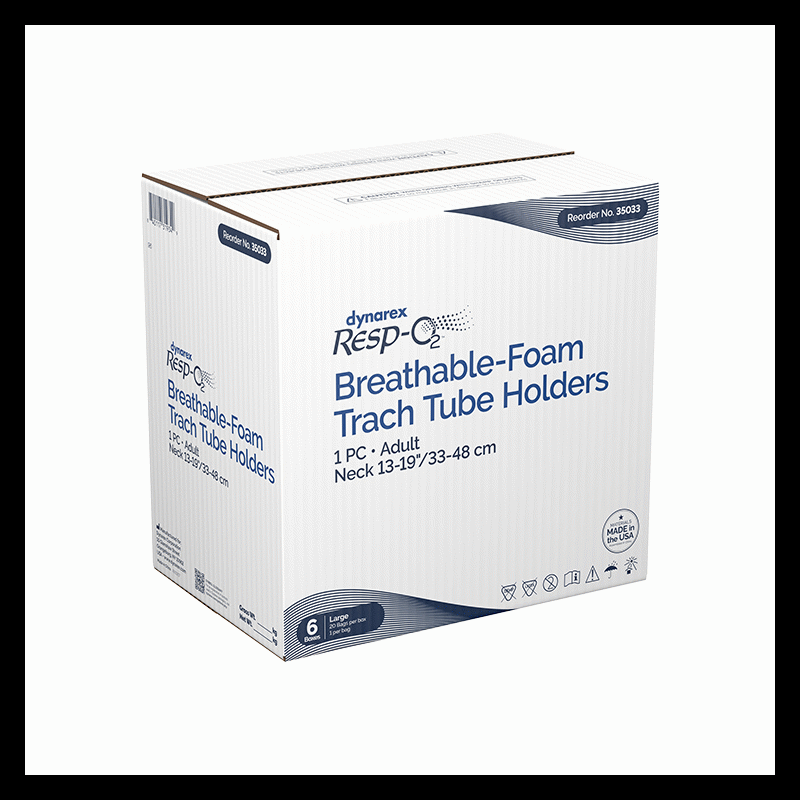 35033 Dynarex Breathable-Foam Trach Tube Holder  