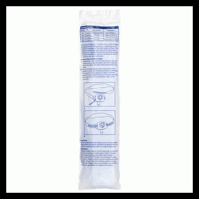 35033 Dynarex Breathable-Foam Trach Tube Holder  