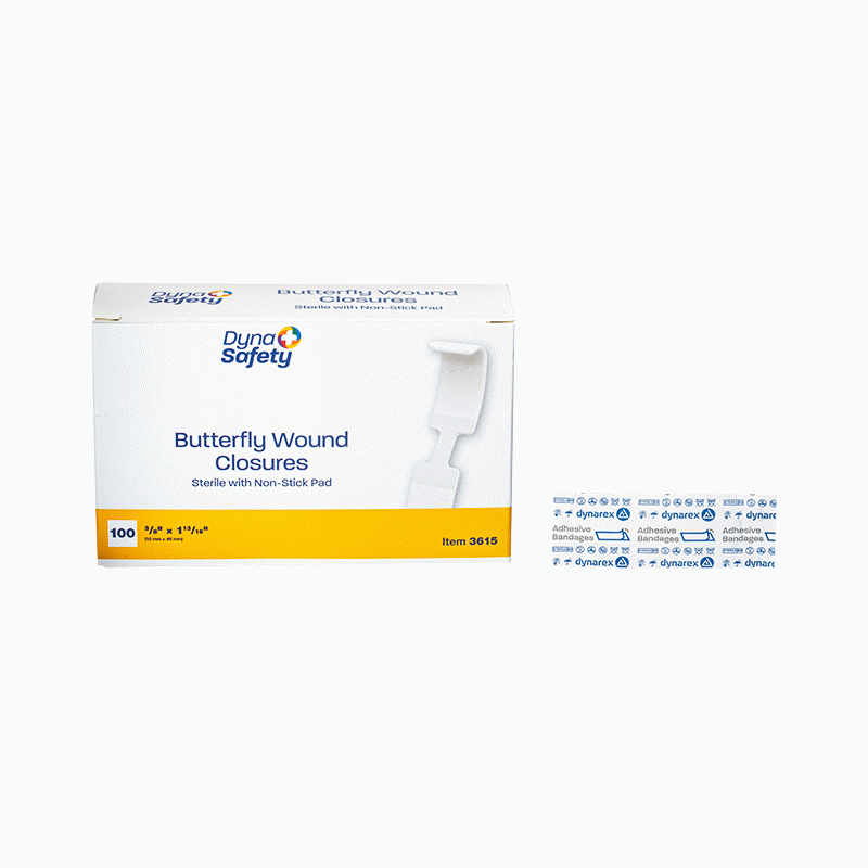 3615 Dynarex Butterfly Wound Closure  