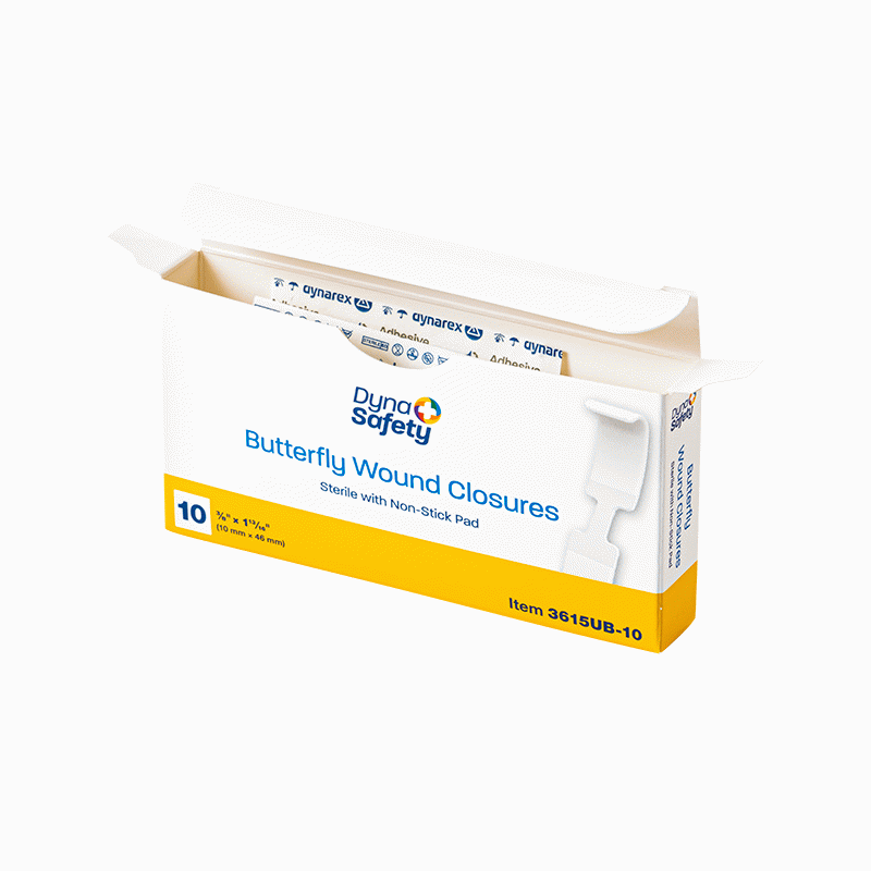 3615UB-10 Dynarex Butterfly Wound Closure  