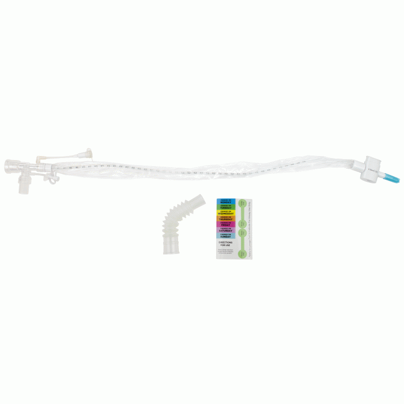 31031 Dynarex Closed Suction Endotracheal Catheter Double Swivel Elbow, 12 Fr 