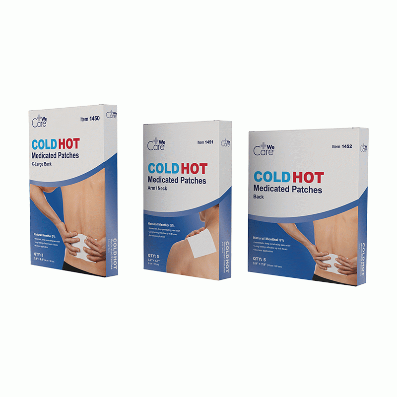 1450 Dynarex Cold Hot Medicated Patches  