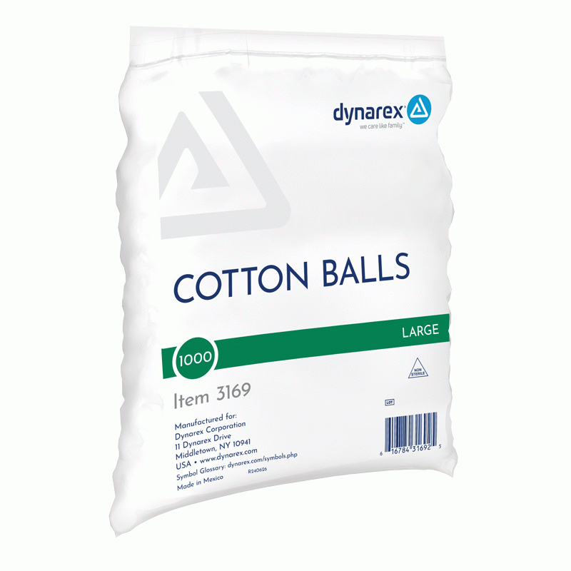 3169 Dynarex Cotton Ball  