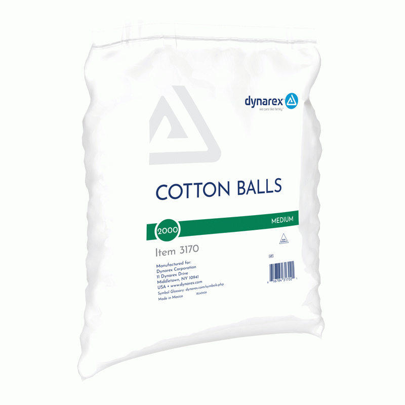 3169 Dynarex Cotton Ball  
