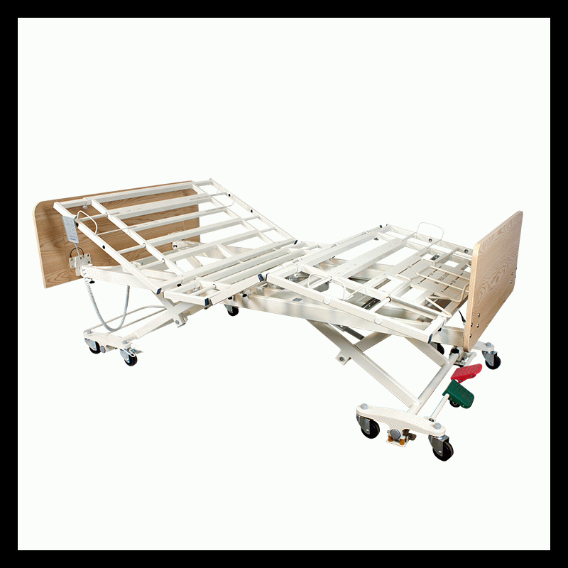 12013-CHMR Dynarex DB300 Bariatric LTC 5 Function Low Bed Metal Rail 