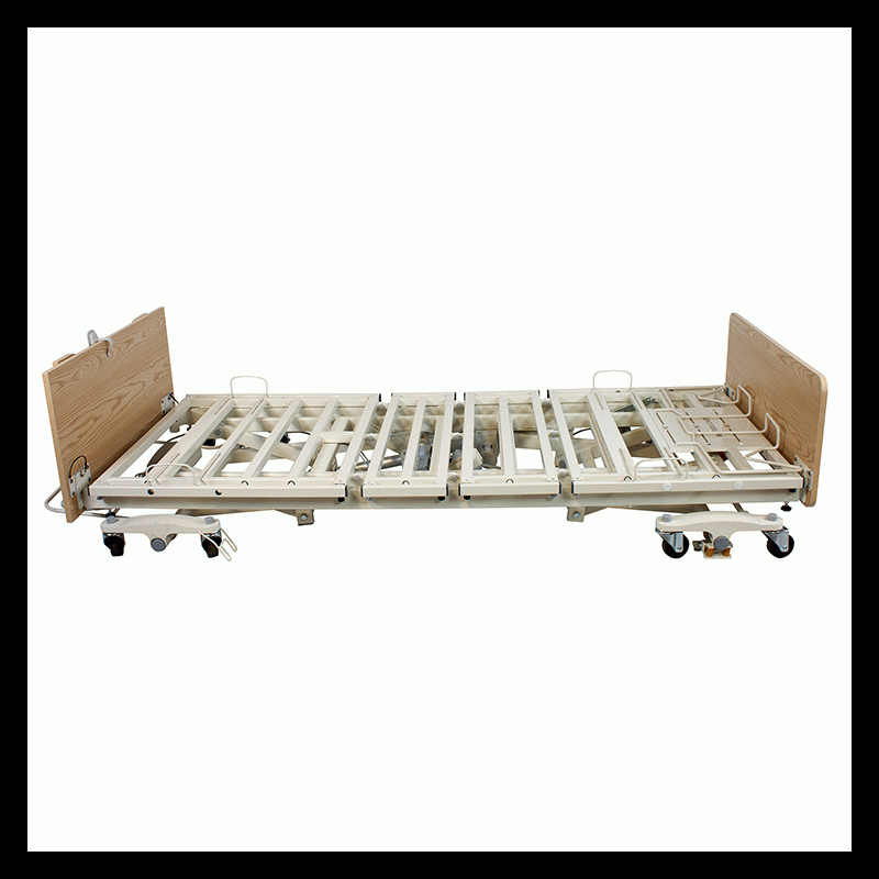 12013-MHMR Dynarex DB300 Bariatric LTC 5 Function Low Bed Metal Rail 