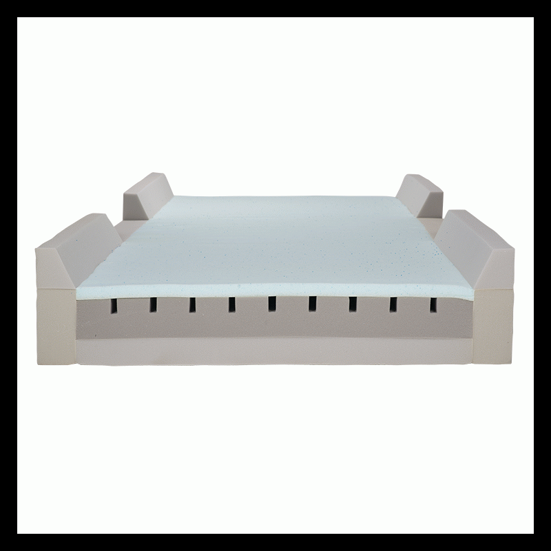 10428 Dynarex DynaRest Premium Visco-Gel Infused Foam Mattress Perimeter 