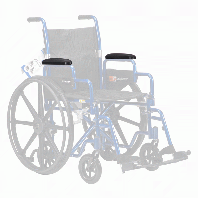 RPWC18-DA Dynarex DynaRide Wheelchair Desk Length Arm Pad  