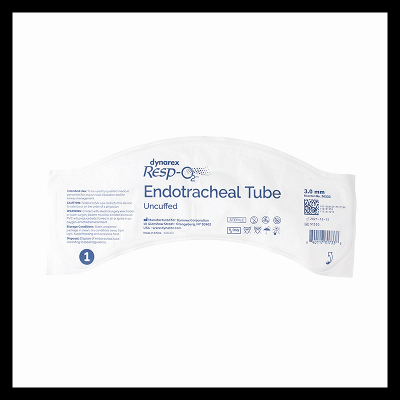 36222 Dynarex Endotracheal Tubes  