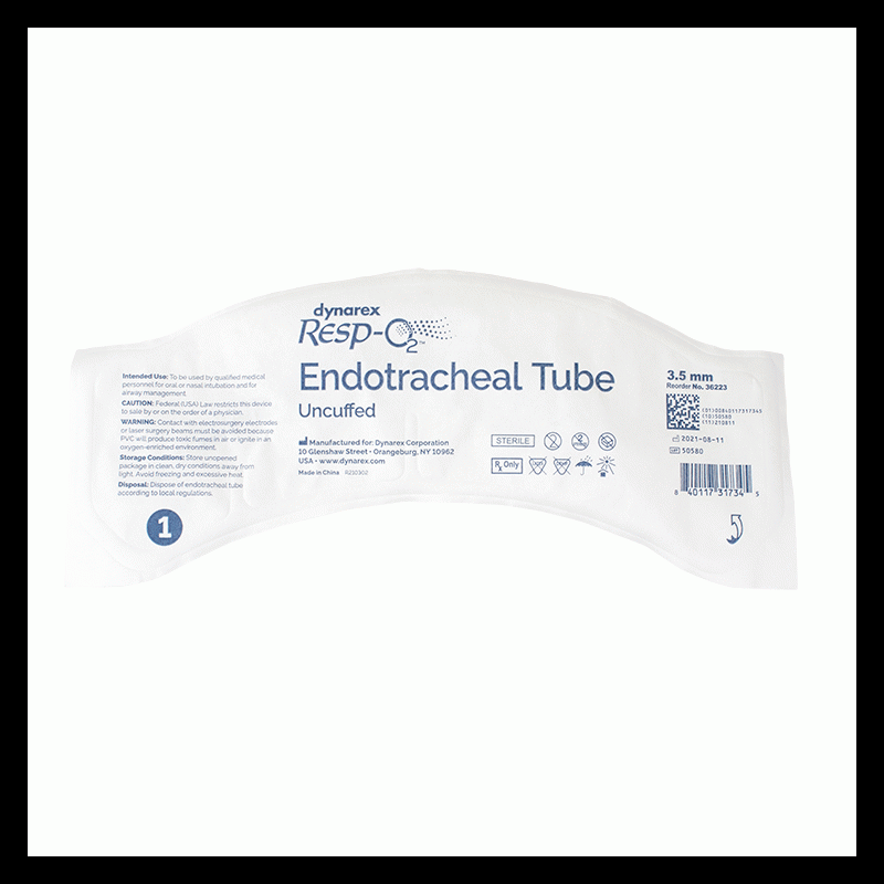 36223 Dynarex Endotracheal Tubes  