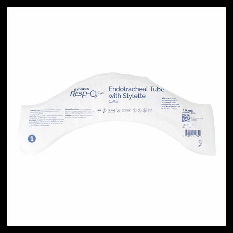 36253 Dynarex Endotracheal Tubes Stylette 