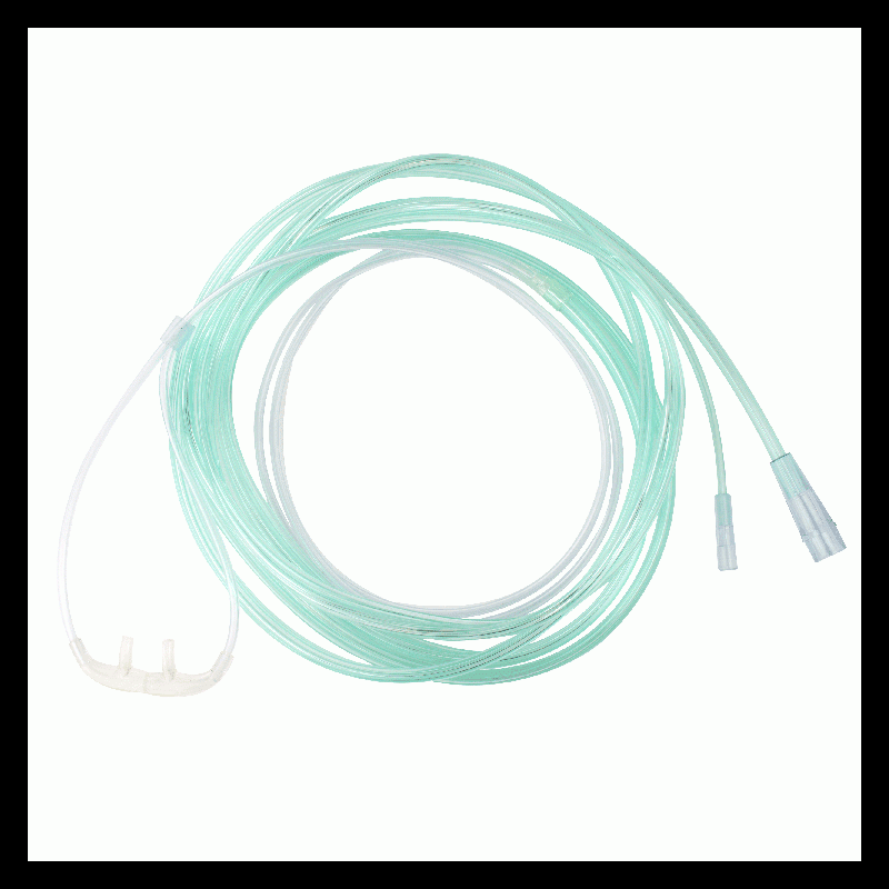 33193 Dynarex EtCO2 Nasal Sampling Cannula 14ft (4.2 m) Tubing with Female 