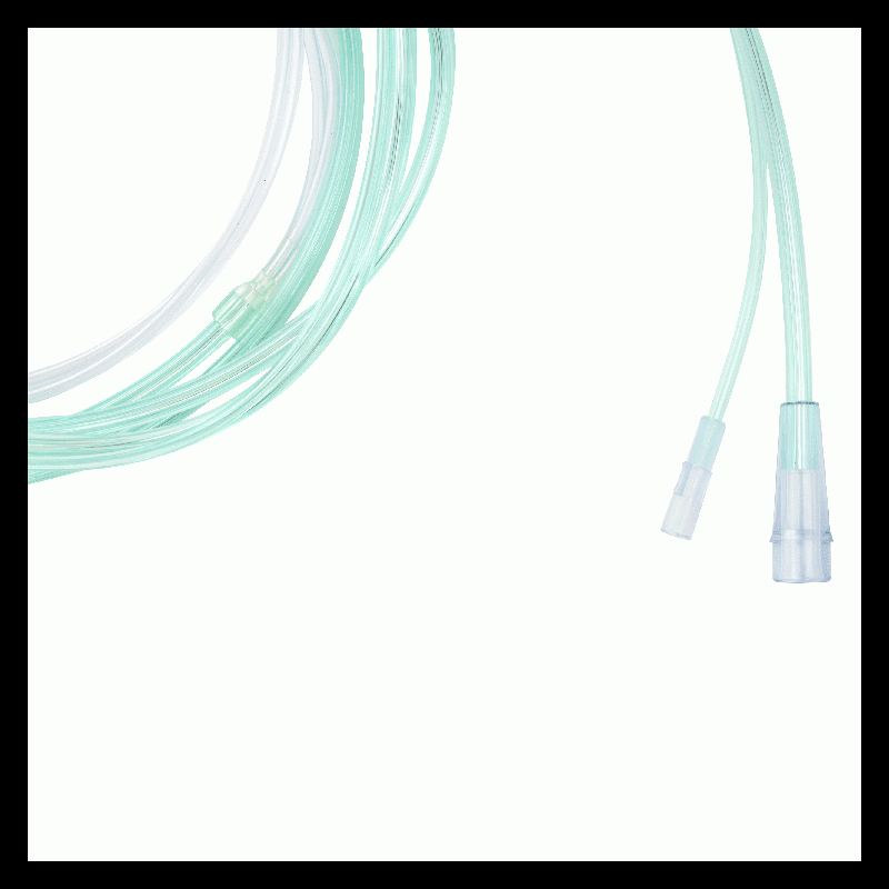 33193 Dynarex EtCO2 Nasal Sampling Cannula 14ft (4.2 m) Tubing with Female 