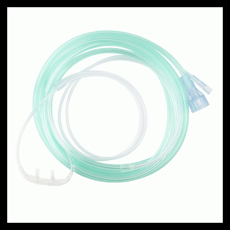 33196 Dynarex EtCO2 Nasal Sampling Cannula 7ft (2.1 m) Tubing with Female 