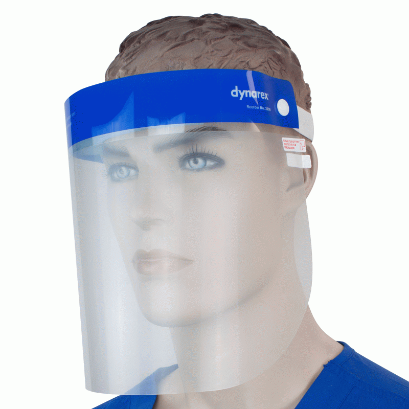 2209 Dynarex Full Length Face Shield  