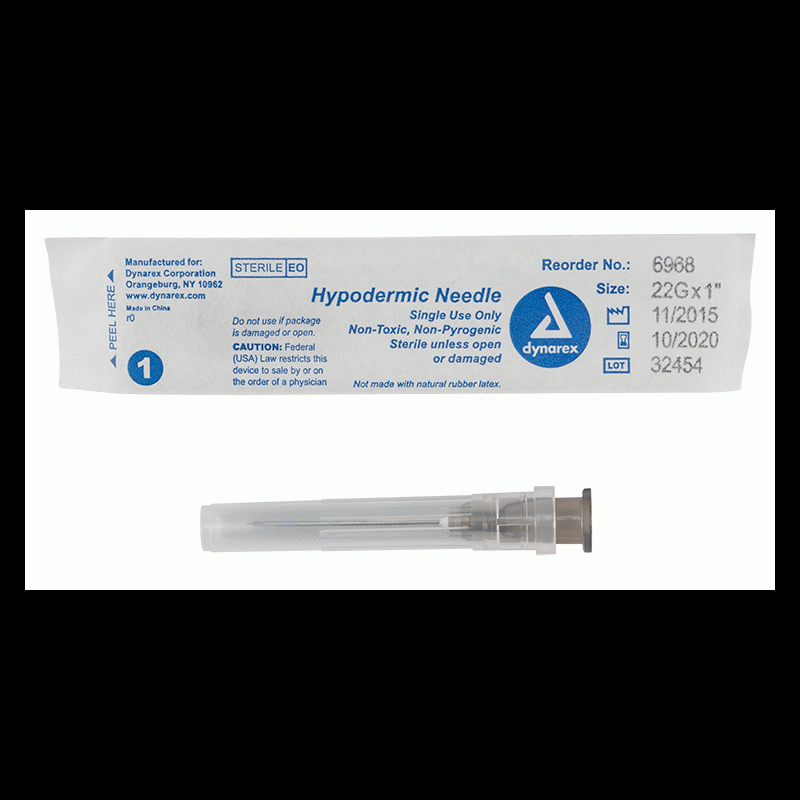 6968 Dynarex Hypodermic Needle  