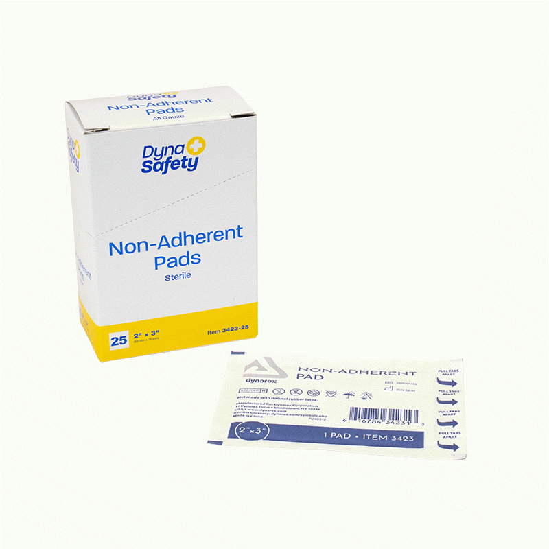 3423-25 Dynarex Non-Adherent Pads  