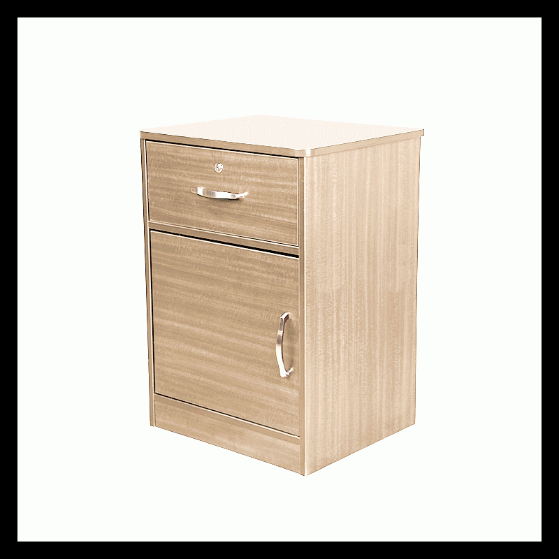 12501-OA Dynarex One Door, One Drawer Nightstand  