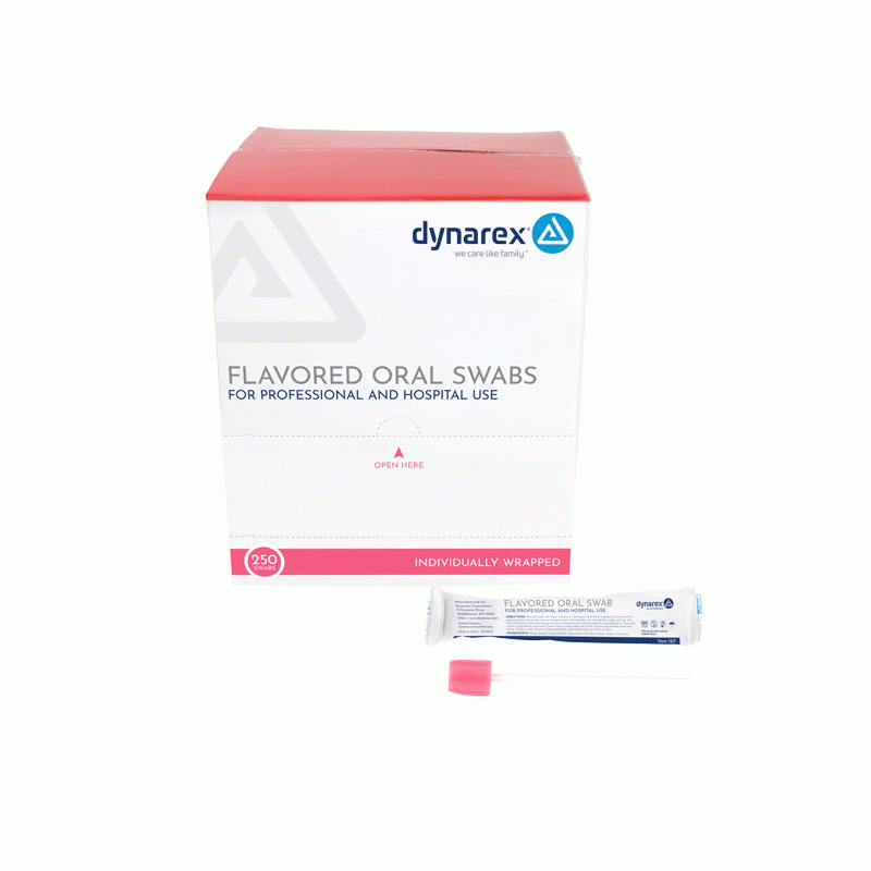 1217 Dynarex Oral Swabsticks Dentifrice 