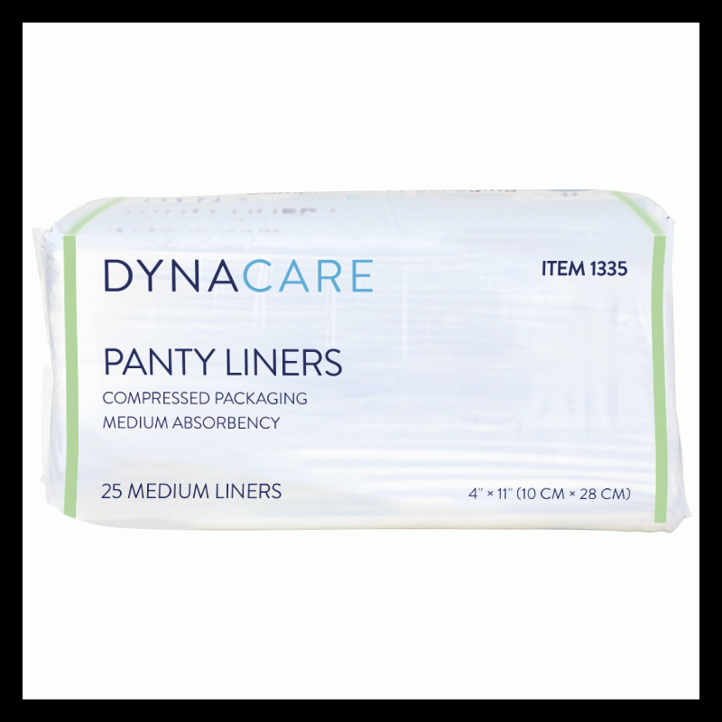 1335 Dynarex Panty Liners Adhesive Tab 