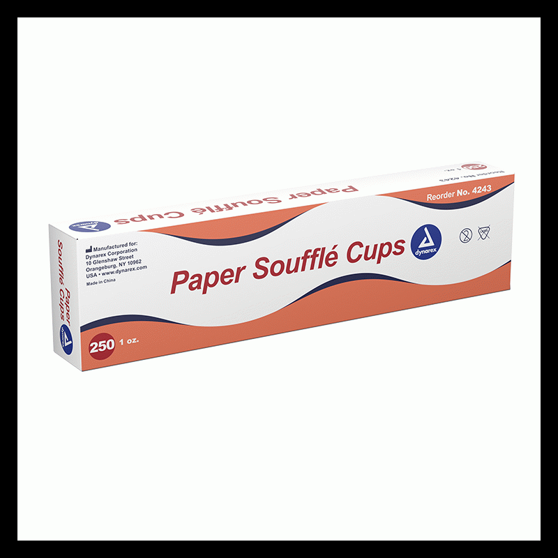 4243 Dynarex Paper Souffle Cups  