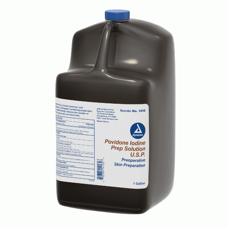 1416 Dynarex Povidone Iodine Prep Solution  
