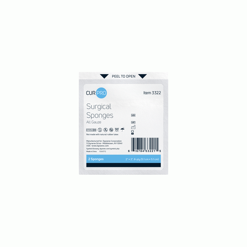 3322 Dynarex Surgical Gauze Sponge  