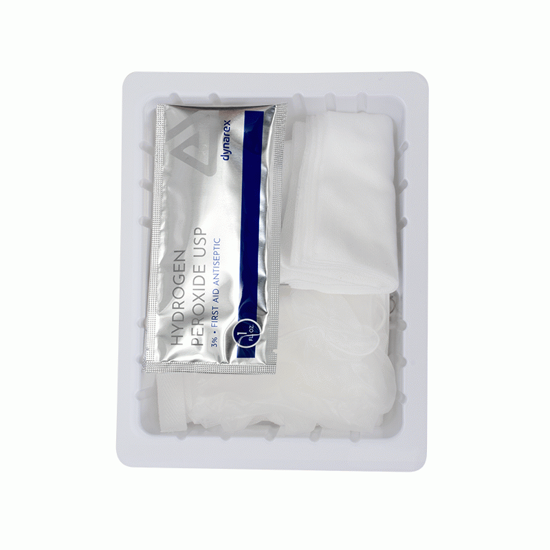 35006 Dynarex Tracheostomy Care Kit Hydrogen Peroxide 
