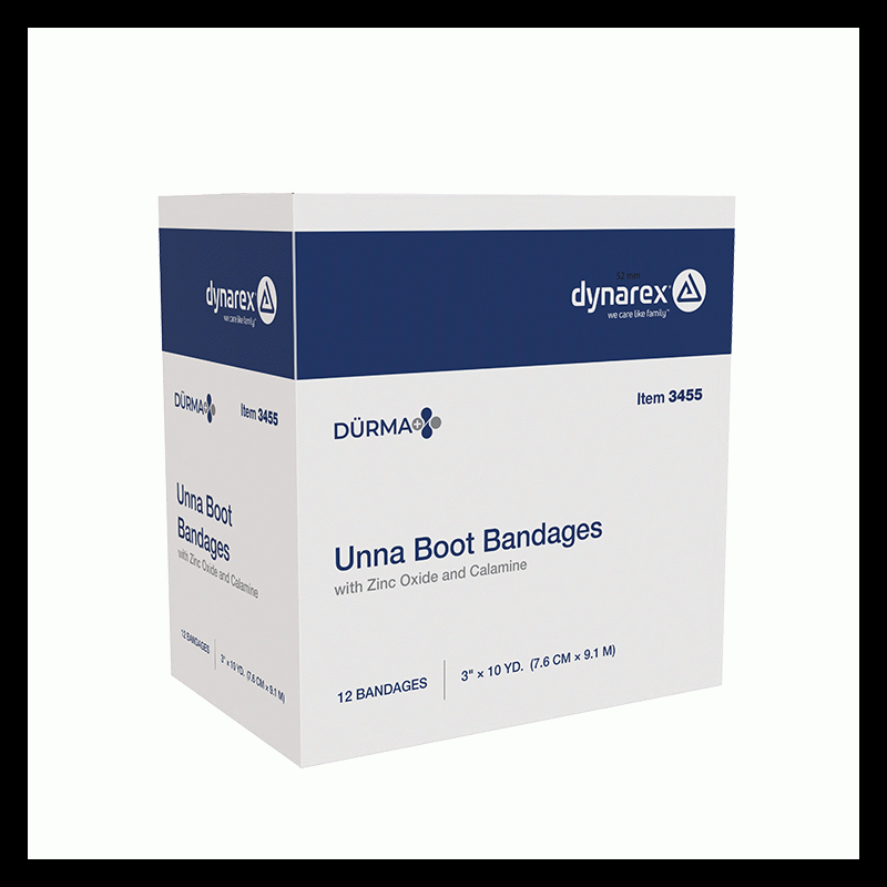 3455 Dynarex Unna Boot Bandages Calamine 