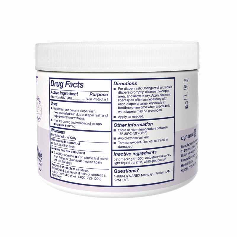 1192 Dynarex Zinc Oxide Ointment  