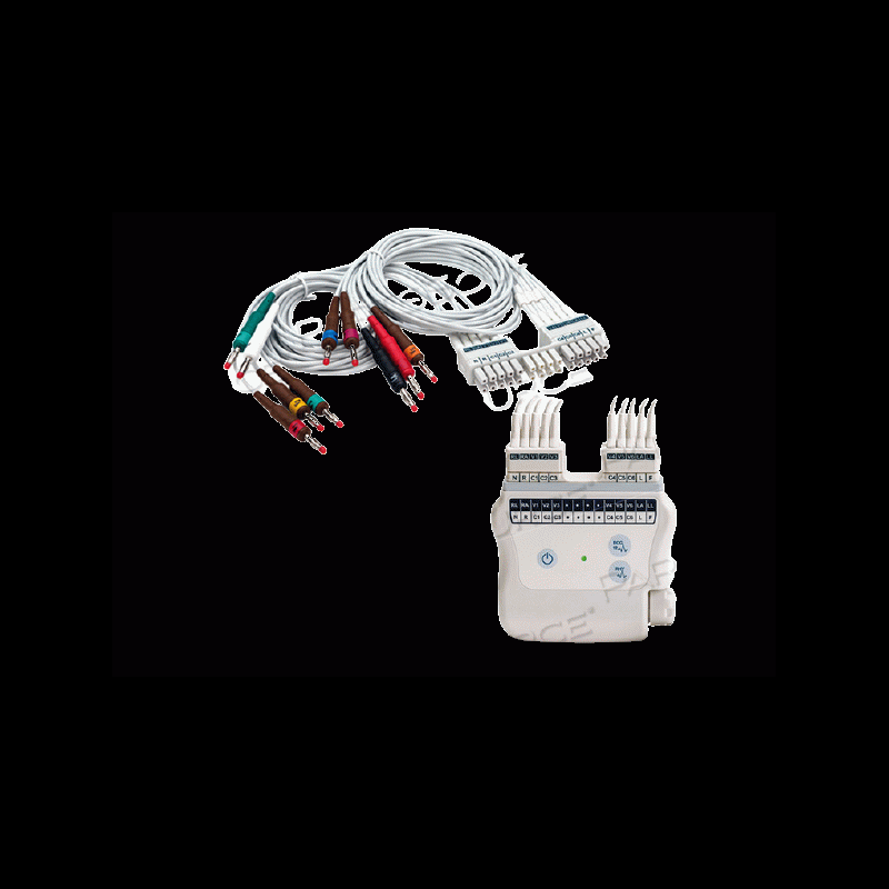 41000-032-52 Welch Allyn AM12 Patient Cable AHA Clip  Mortara Surveyor Patient Monitor