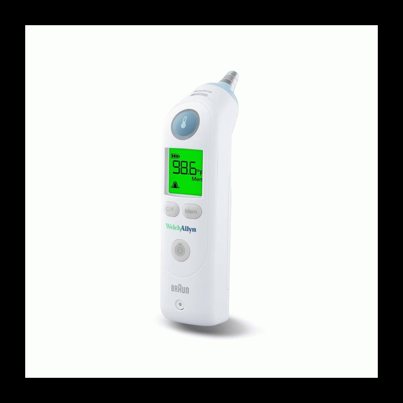 Welch Allyn Braun Thermoscan Pro 6000 Ear Thermometer with Small Cradle