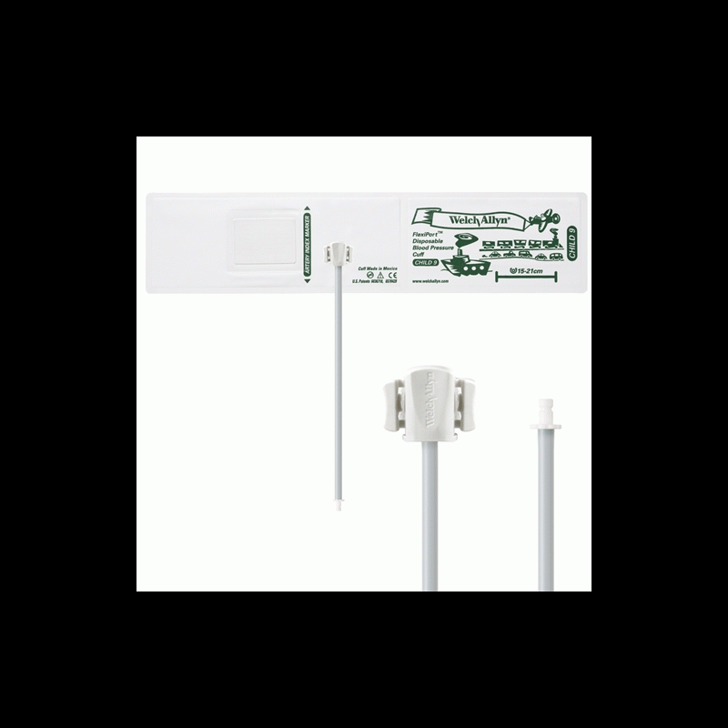 SOFT-09-1HP Welch Allyn Disposable FlexiPort Cuff 1-Tube, Bayonet Connector SOFT-09-1HP Welch Allyn Disposable FlexiPort Cuff 1-Tube, Bayonet Connector