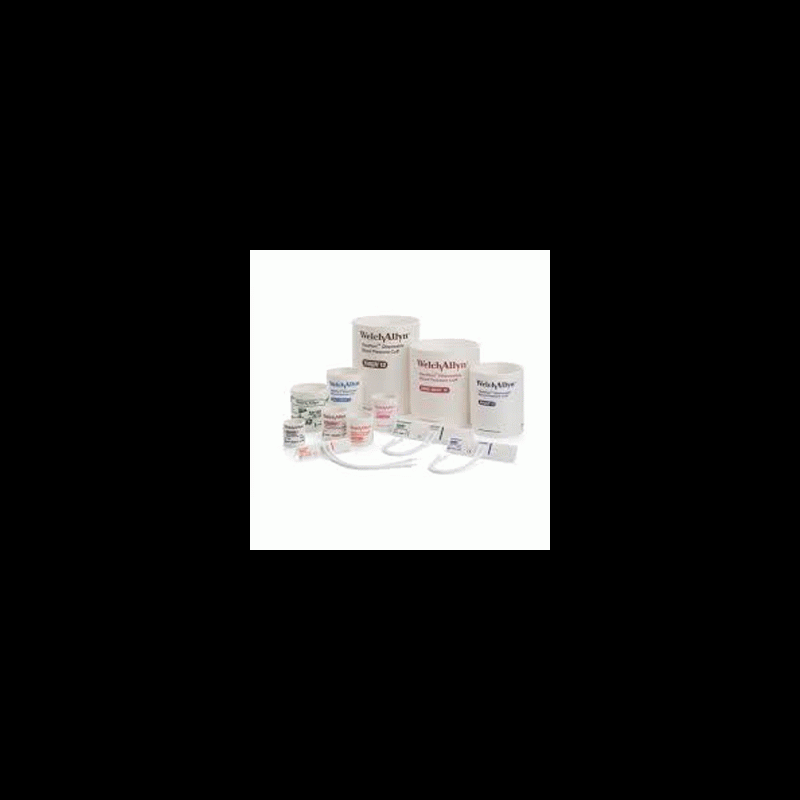 5082-103-1 Welch Allyn Neonatal Disposable BP Cuffs 1 Tube, Neonate 3 