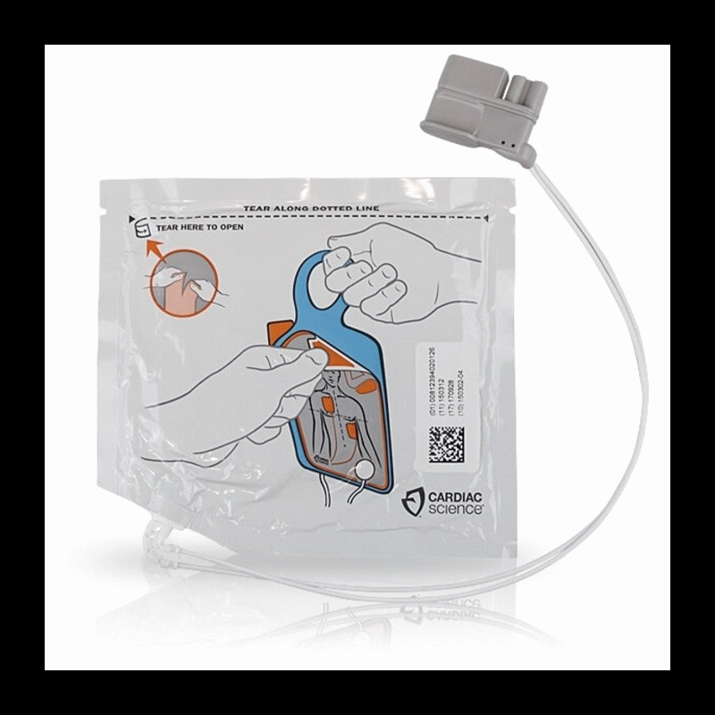 XELAED001C Cardiac Science Defibrillation Pads Powerheart G5 AED XELAED001C Cardiac Science Defibrillation Pads Powerheart G5 AED