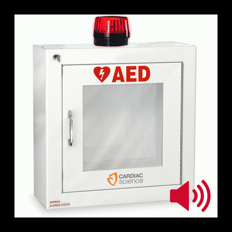 50-00395-30 Zoll AED Wall Cabinet Alarm & Strobe Light, Semi Recessed 