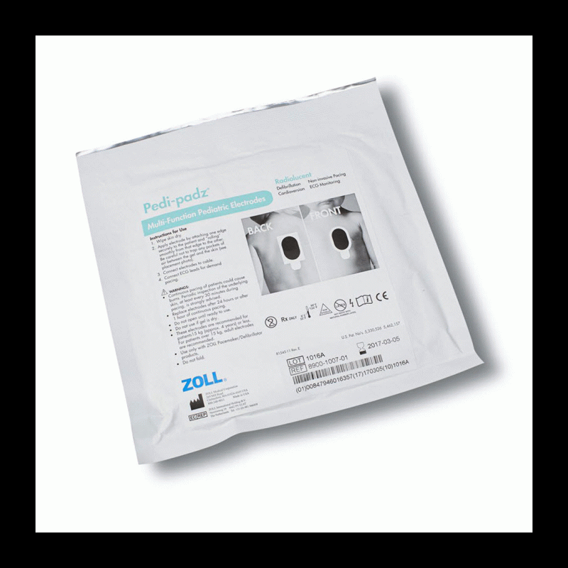 8900-1007-01 Zoll Pedi-Padz Radiolucent Electrode  