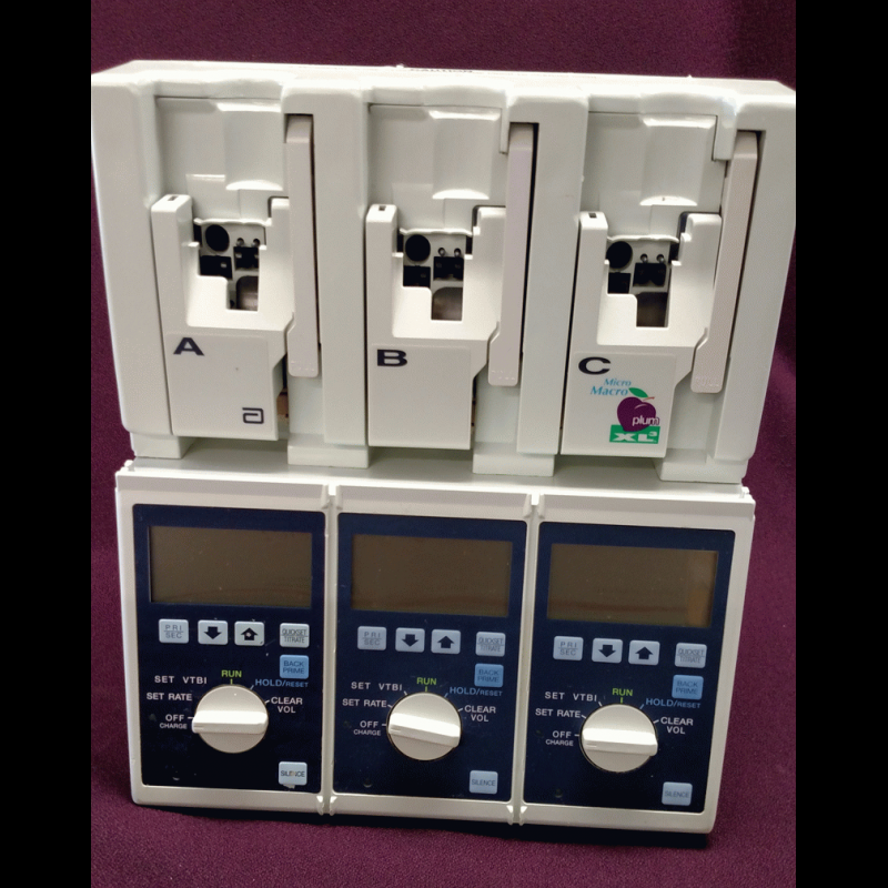 Abbott Plum XL Triple Infusion Pump Avobus Medical Equipment