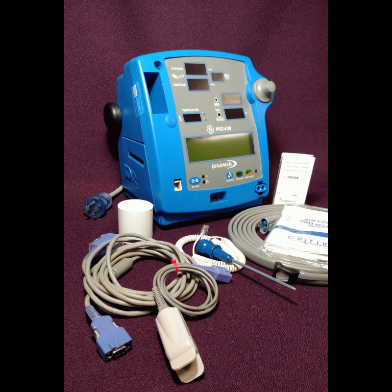PRO400 GE Dinamap Pro 400 NIBP, SpO2, & Temperature 