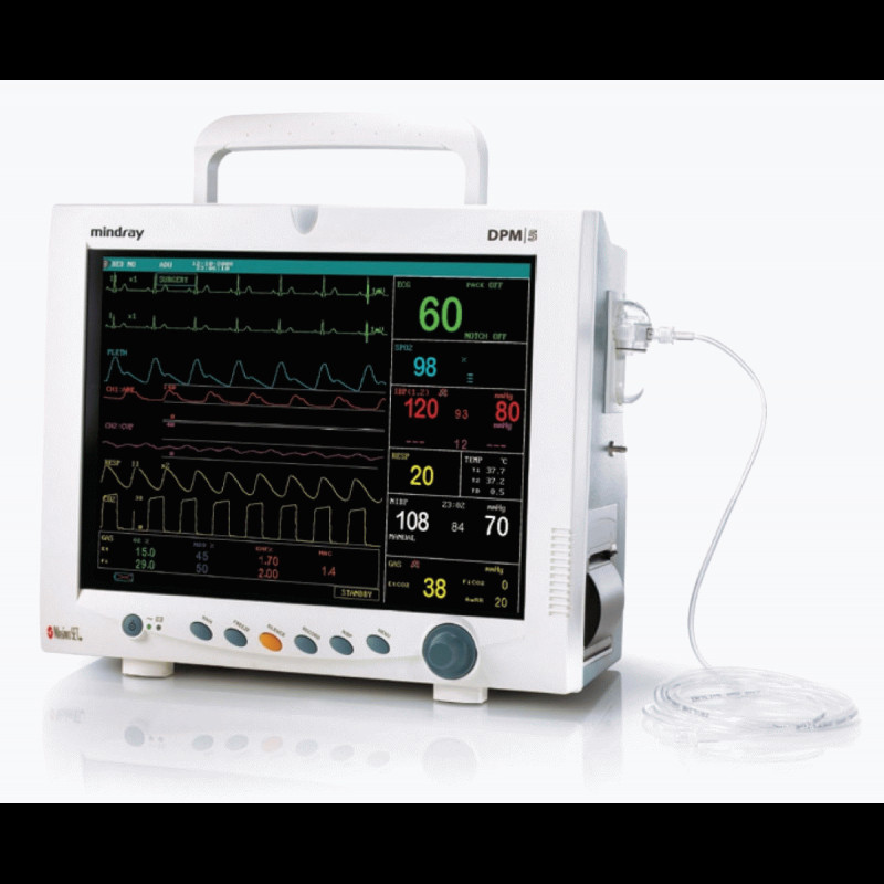  Mindray DPM5 Patient Monitor 3/5 Lead, NIBP, IBP, SpO2, ETCO2 