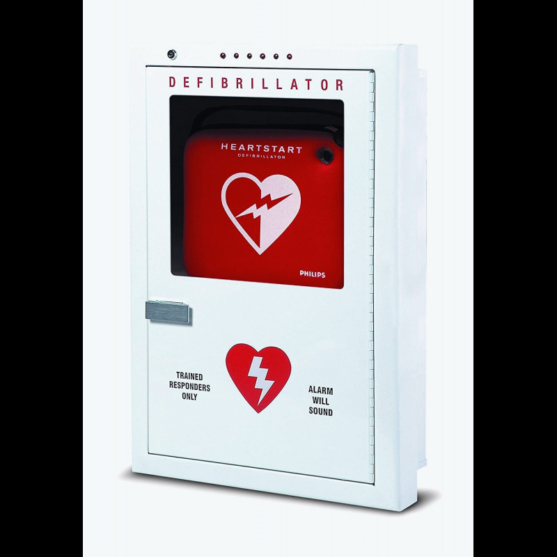 PFE7023D Philips Defibrillator Cabinet Alarm, Semi-recessed HeartStart Onsite and FRx