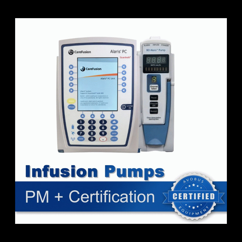  Avobus Biomed Certified Preventative Maintenance  Infusion Pumps