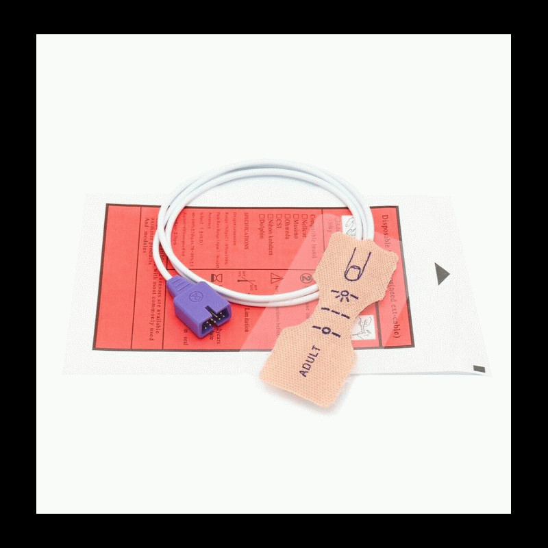  Covidien Compatible Max-A Nellcor Disposable SpO2 Adult Sensor 
