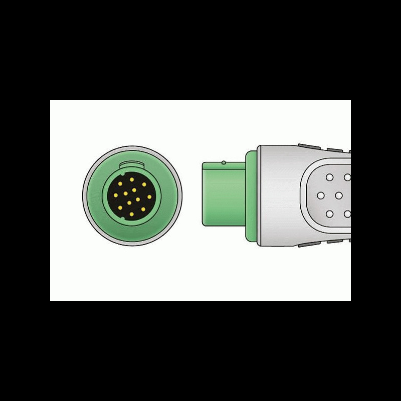 TQ-23190 / 1554AAO GE Compatible Corometrics ECG Trunk Cable 3 Leads 115, 116, 118, 120, 151 TQ-23190 / 1554AAO GE Compatible Corometrics ECG Trunk Cable 3 Leads 115, 116, 118, 120, 151