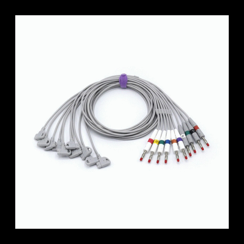  Philips Compatible ECG Leadwires 12 Leads Pagewriter Trim Module